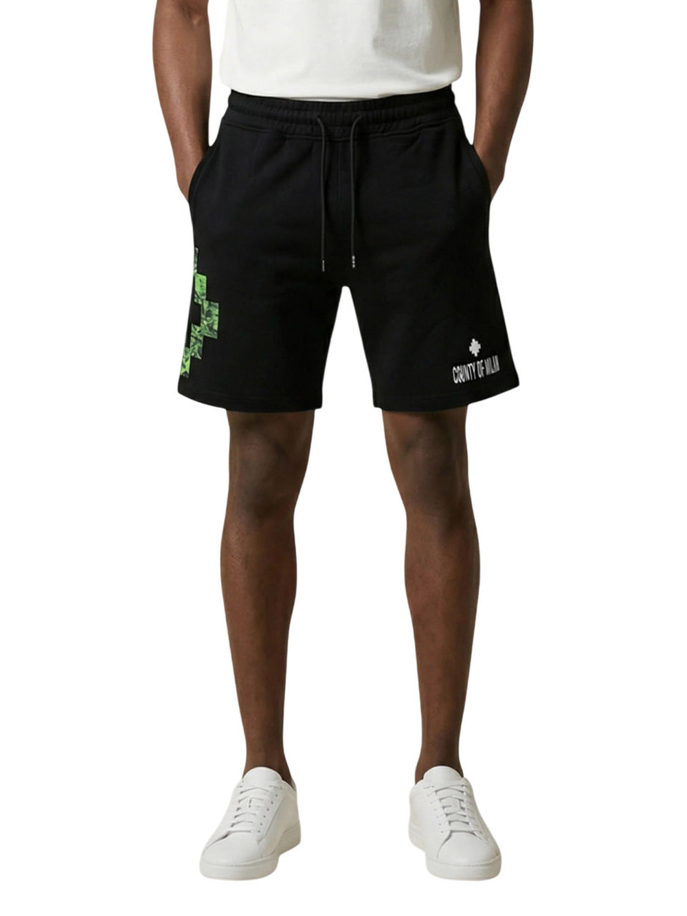 COUNTY OF MILAN Bermuda Marcelo Burlon In Cotone - Nero