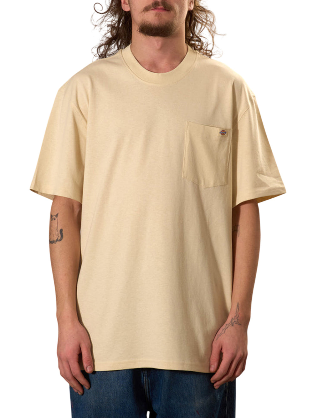 DICKIES T-Shirt Dickies Luray Pocket - Giallo
