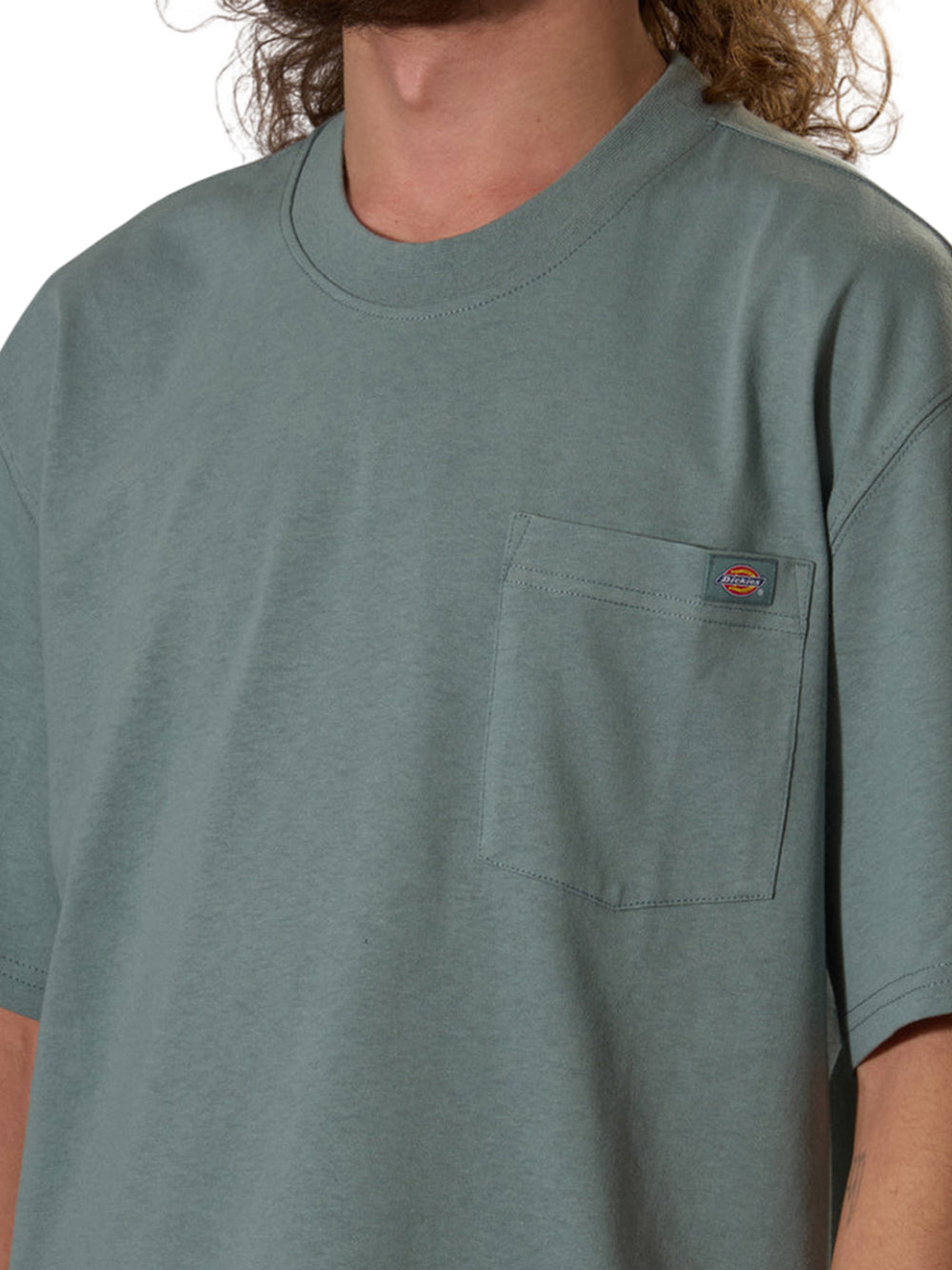 DICKIES T-Shirt Dickies Luray Pocket - Petrolio