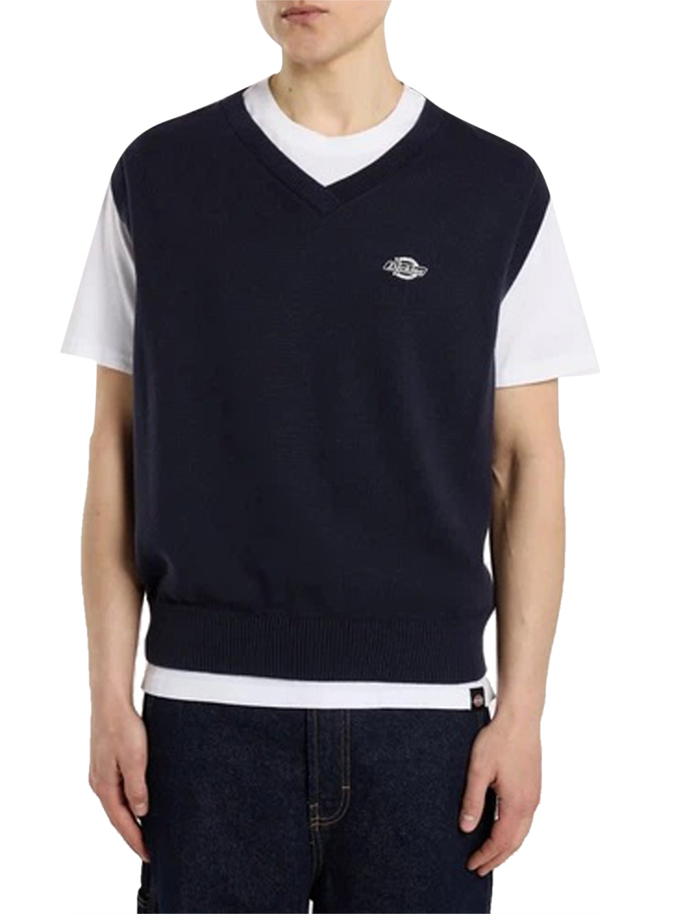 DICKIES Gilet In Maglia Summerdale Dickies - Blu