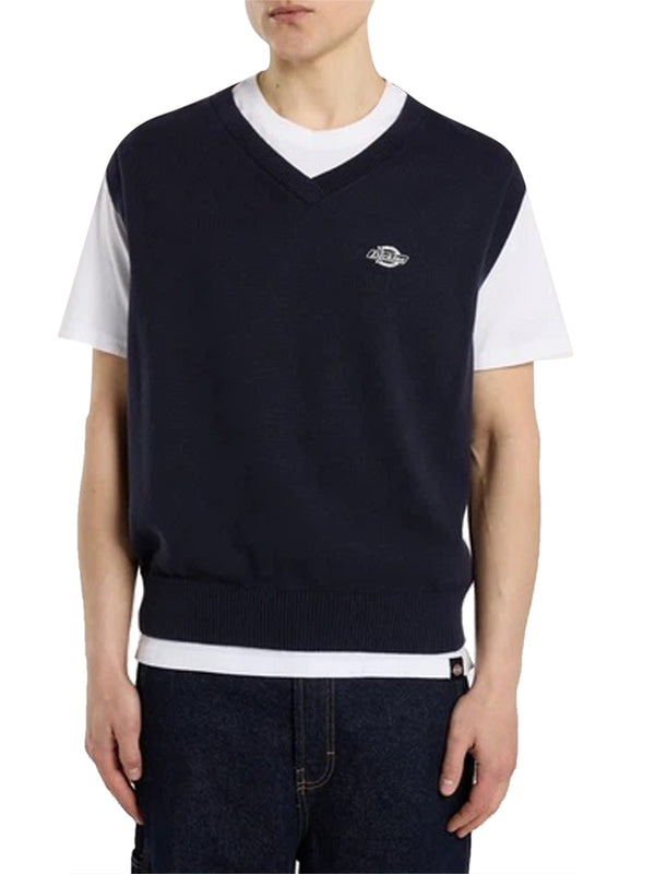 DICKIES Gilet In Maglia Summerdale Dickies - Blu
