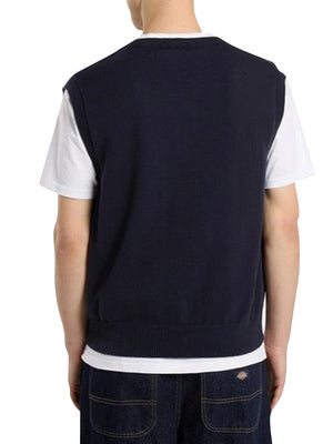 DICKIES Gilet In Maglia Summerdale Dickies - Blu