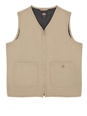 DICKIES Gilet Dickies In Canvas - Sabbia