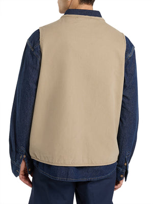 DICKIES Gilet Dickies In Canvas - Sabbia