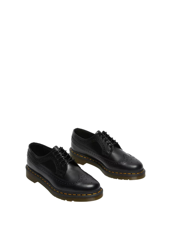 DR MARTENS 3989 Ys Smooth Stringato Casual Uomo - Nero