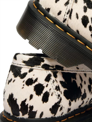 DR MARTENS Mocassini Dr Marterns Penton Dalmatian Print - Crema/Nero
