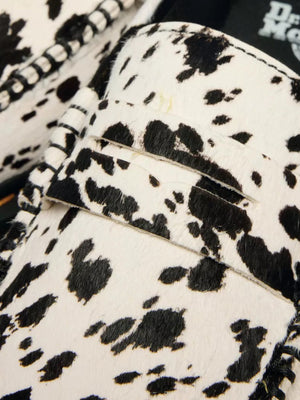 DR MARTENS Mocassini Dr Marterns Penton Dalmatian Print - Crema/Nero