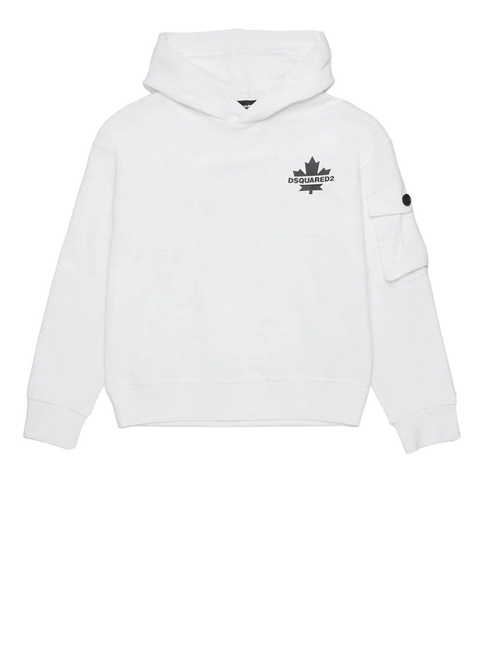 Dsquared Felpa Dsquared2 Maple Leaf - Bianco