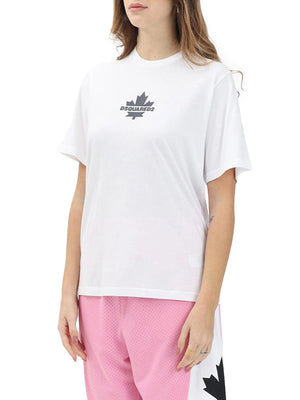 Dsquared T-Shirt Dsquared2 Slouch Fit - Bianco
