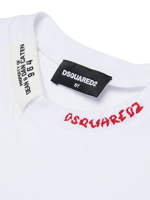 Dsquared T-Shirt Dsquared2 Slouch Fit - Bianco
