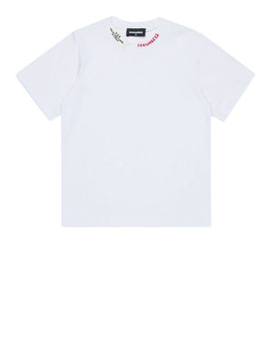 Dsquared T-Shirt Dsquared2 Slouch Fit - Bianco