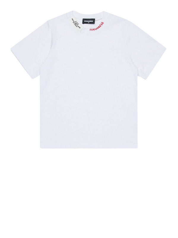 Dsquared T-Shirt Dsquared2 Slouch Fit - Bianco
