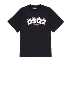 Dsquared T-Shirt Dsquared2 Slouch Fit - Nero