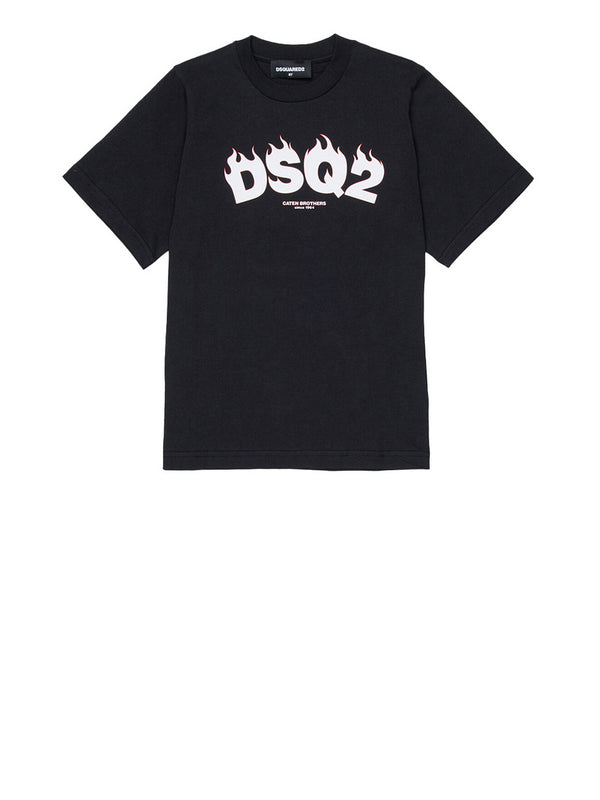 Dsquared T-Shirt Dsquared2 Slouch Fit - Nero