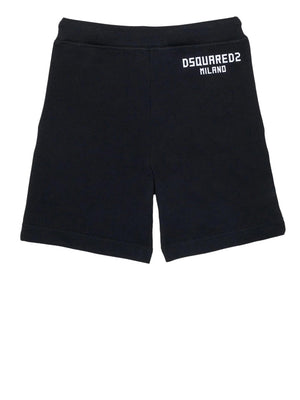 DSQUARED2 Bermuda Dsquared Tinta Unita - Nero