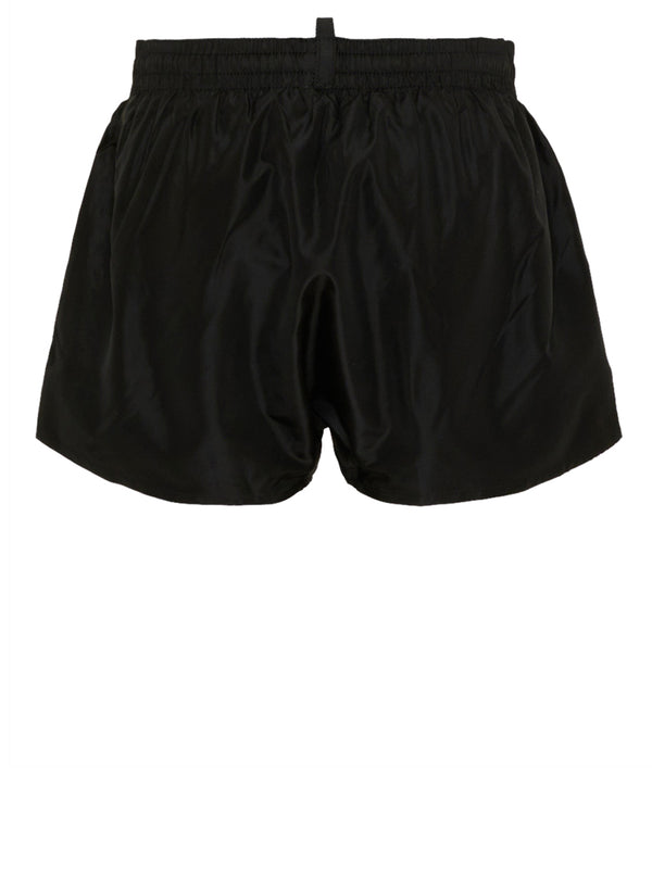 DSQUARED2 Short Mare Dsquared Logo Frontale - Nero