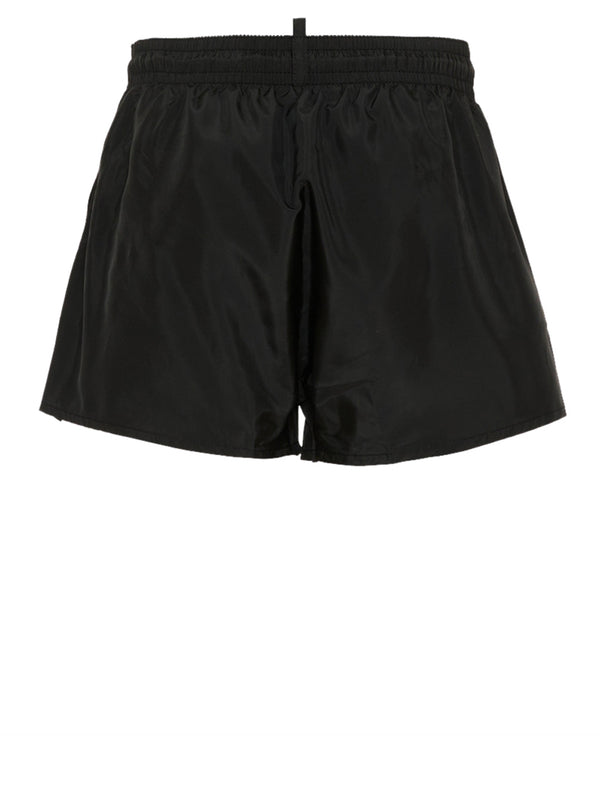 DSQUARED2 Bermuda Dsquared Logo Frontale - Nero
