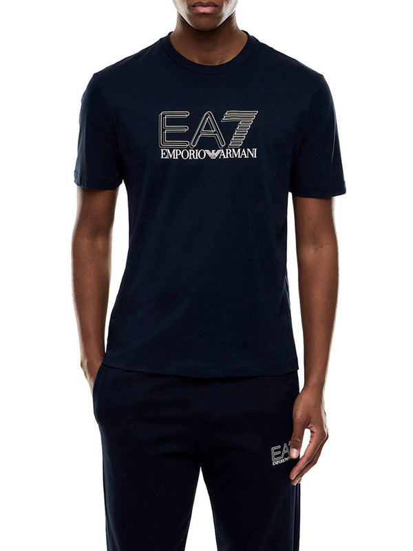 Ea7 T-Shirt Ea7 Girocollo Visibility - Blu