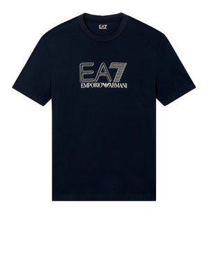Ea7 T-Shirt Ea7 Girocollo Visibility - Blu