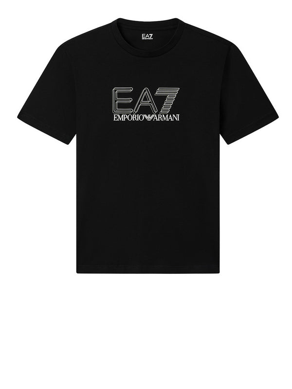 Ea7 T-Shirt Ea7 Girocollo Visibility - Nero