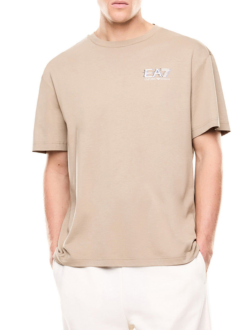 Ea7 T-Shirt Ea7 In Jersey - Beige