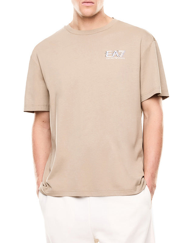 Ea7 T-Shirt Ea7 In Jersey - Beige