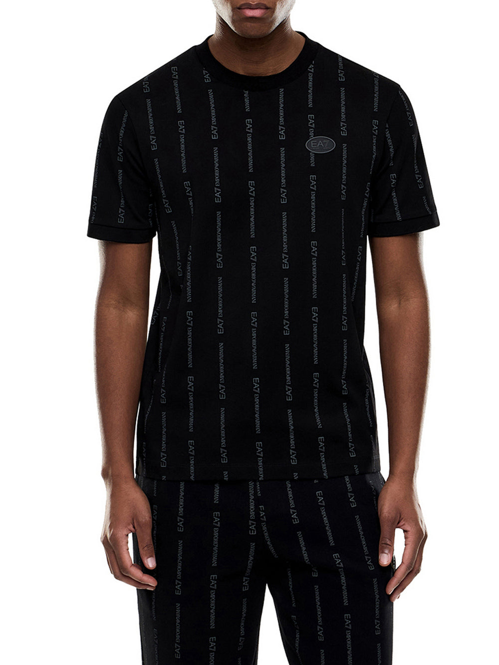 Ea7 T-Shirt Ea7 Graphic Series In Cotone - Nero