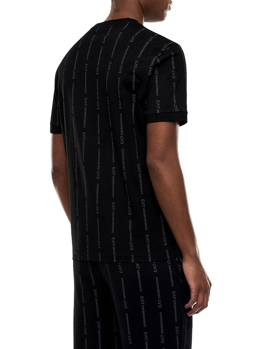Ea7 T-Shirt Ea7 Graphic Series In Cotone - Nero