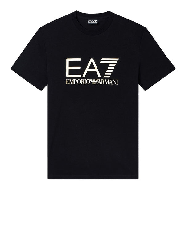 Ea7 T-Shirt Ea7 Core Identity In Jersey - Nero/Oro