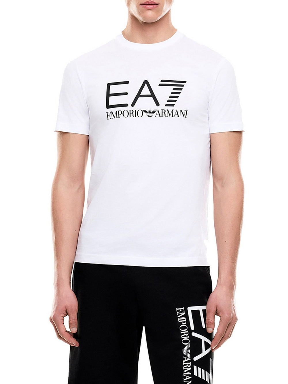 Ea7 T-Shirt Ea7 Core Identity In Jersey - Bianco