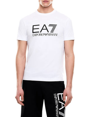 Ea7 T-Shirt Ea7 Core Identity In Jersey - Bianco