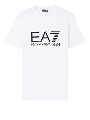 Ea7 T-Shirt Ea7 Core Identity In Jersey - Bianco