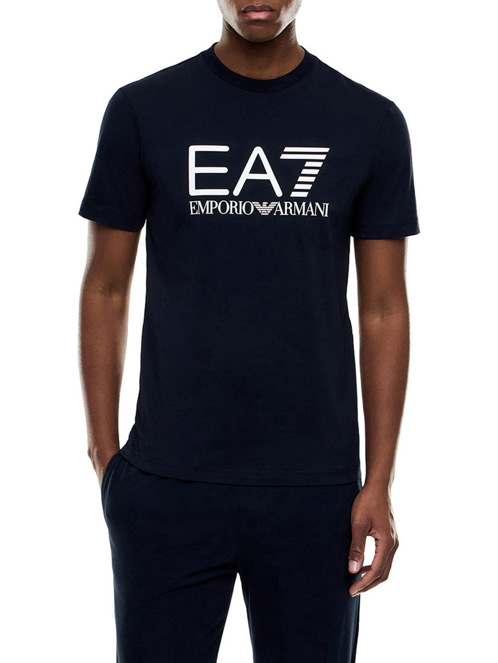 Ea7 T-Shirt Ea7 Core Identity In Jersey - Blu