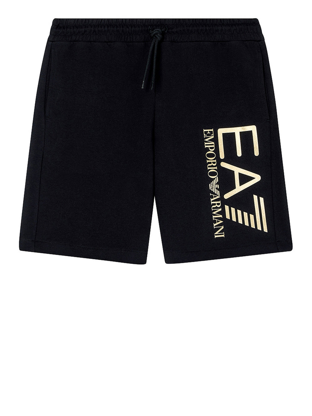 Ea7 Bermuda Ea7 In Cotone - Nero/Oro