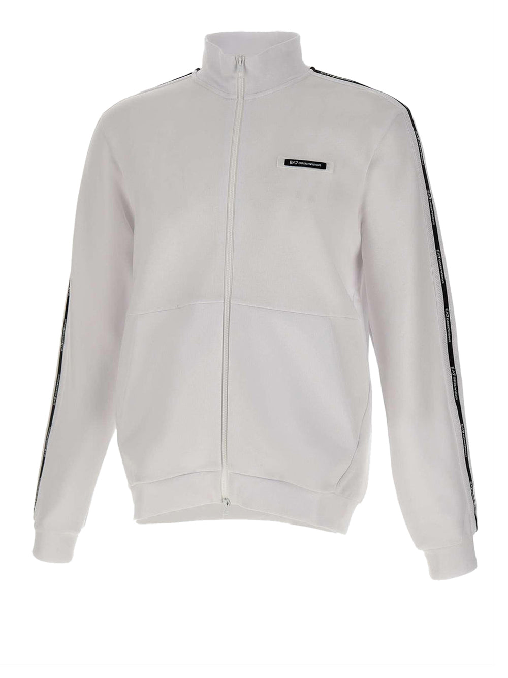 EA7 Felpa Zip Ea7 - Bianco