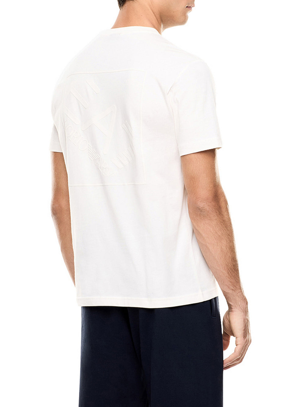 Ea7 T-Shirt Ea7 Logo Series In Jersey - Bianco