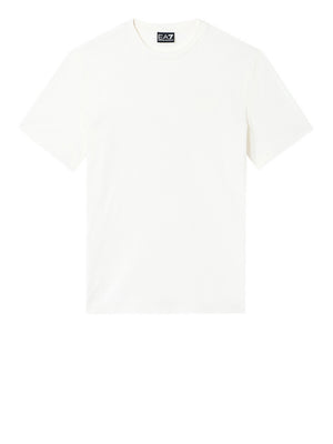 Ea7 T-Shirt Ea7 Logo Series In Jersey - Bianco
