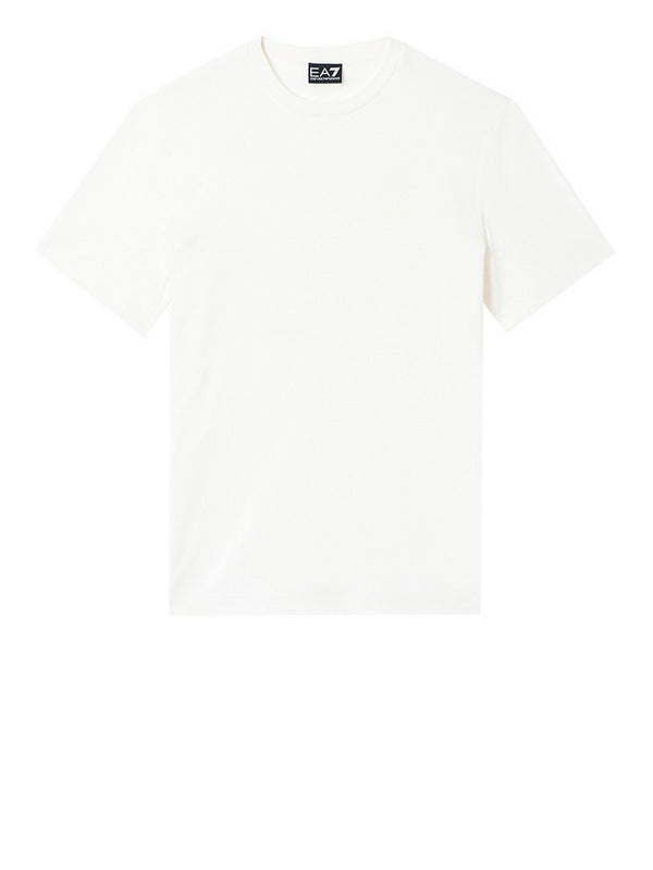Ea7 T-Shirt Ea7 Logo Series In Jersey - Bianco