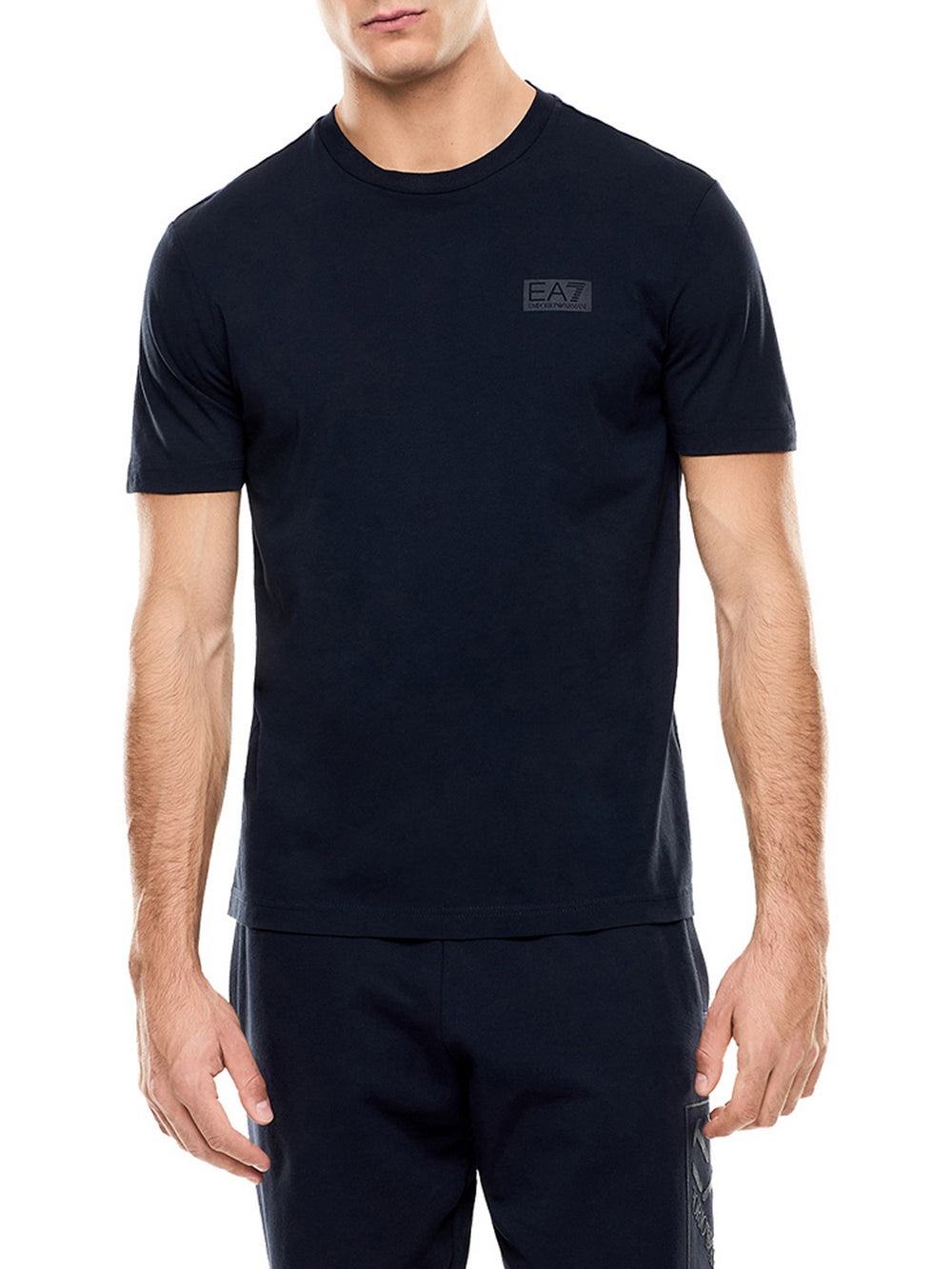 Ea7 T-Shirt Ea7 Logo Series In Jersey - Blu
