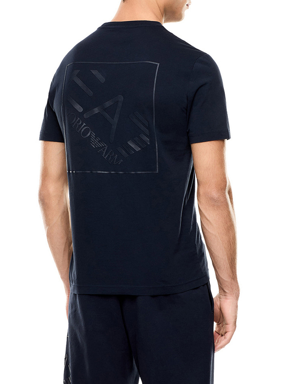 Ea7 T-Shirt Ea7 Logo Series In Jersey - Blu