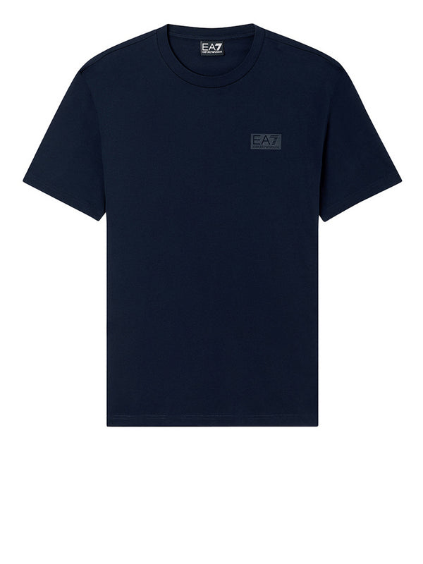 Ea7 T-Shirt Ea7 Logo Series In Jersey - Blu