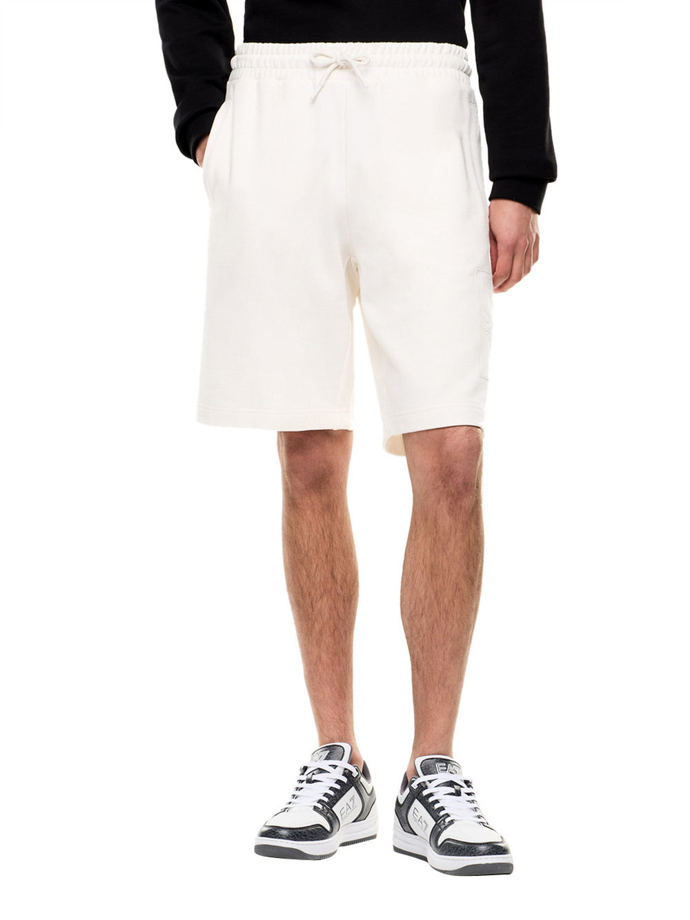 Ea7 Short Ea7 Logo Series - Bianco