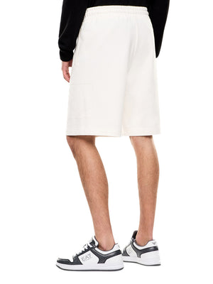 Ea7 Short Ea7 Logo Series - Bianco