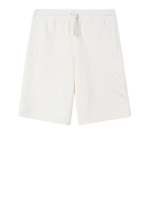 Ea7 Short Ea7 Logo Series - Bianco