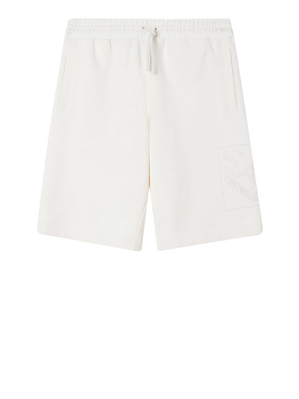 Ea7 Short Ea7 Logo Series - Bianco