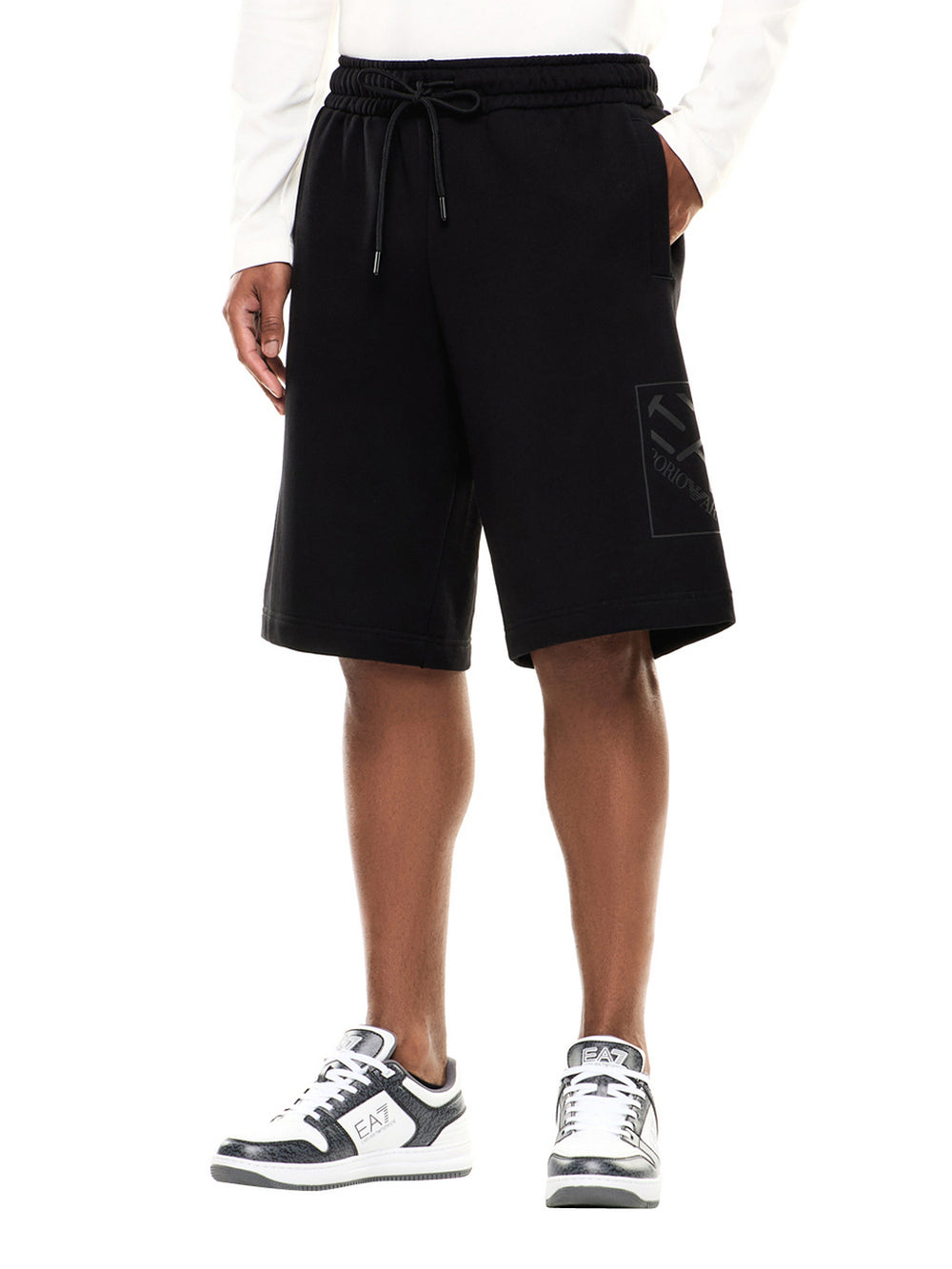 Ea7 Short Ea7 Logo Series - Nero