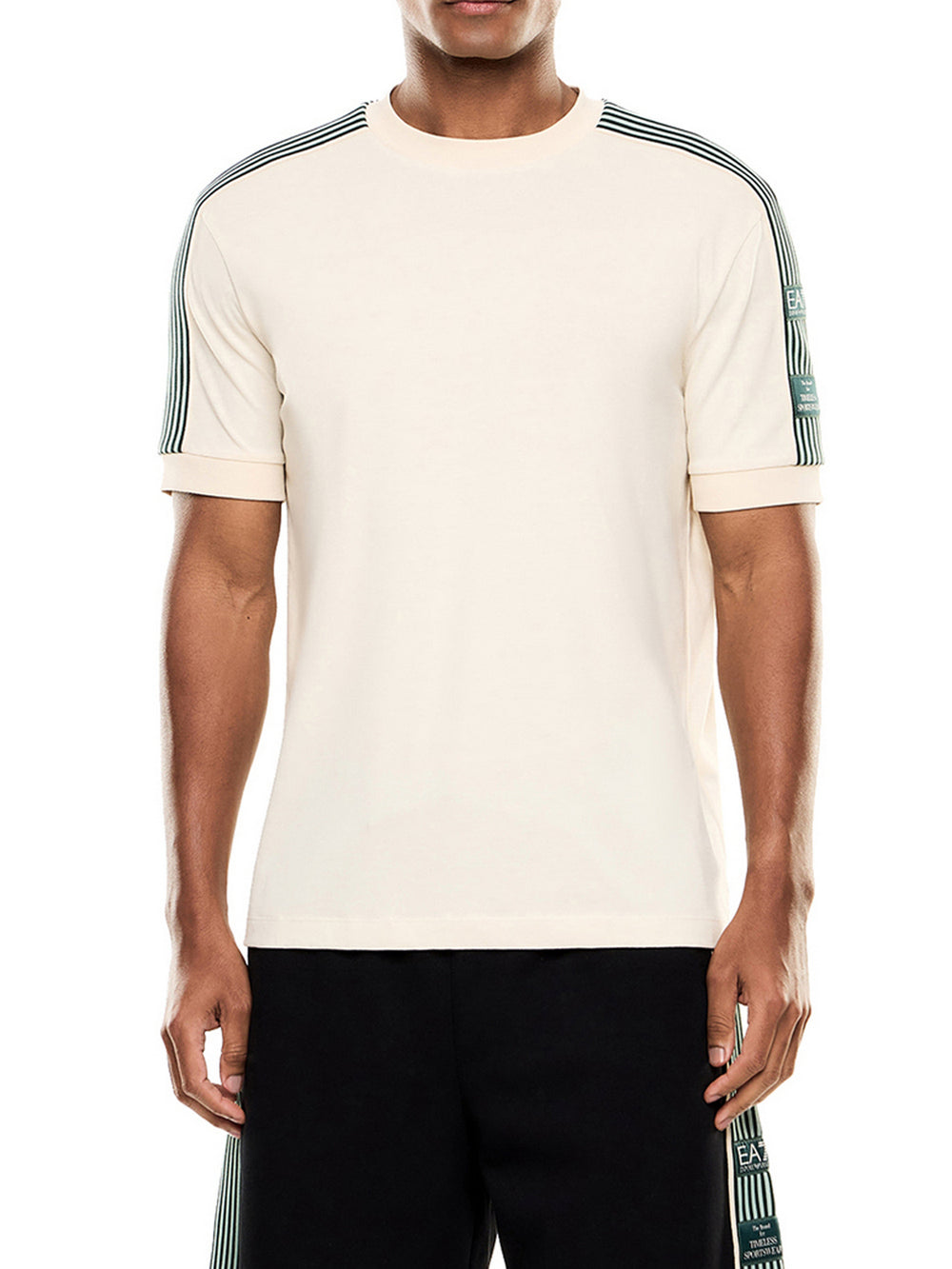 Ea7 T-Shirt Ea7 Series Boy - Crema