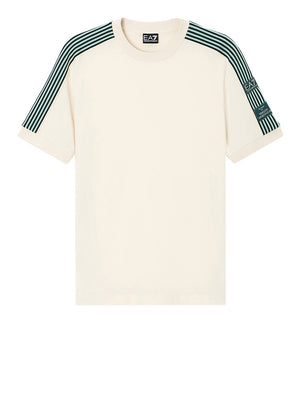 Ea7 T-Shirt Ea7 Series Boy - Crema