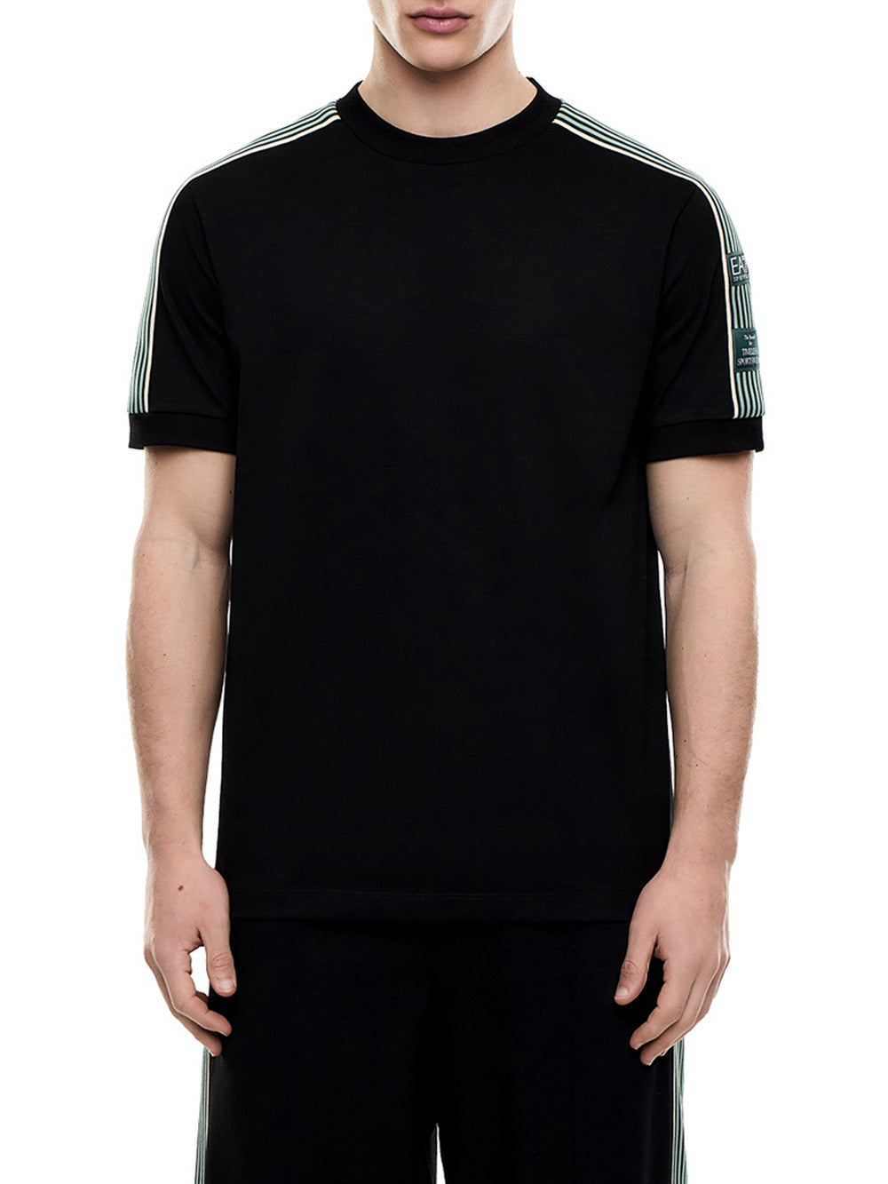 Ea7 T-Shirt Ea7 Logo Series In Cotone - Nero