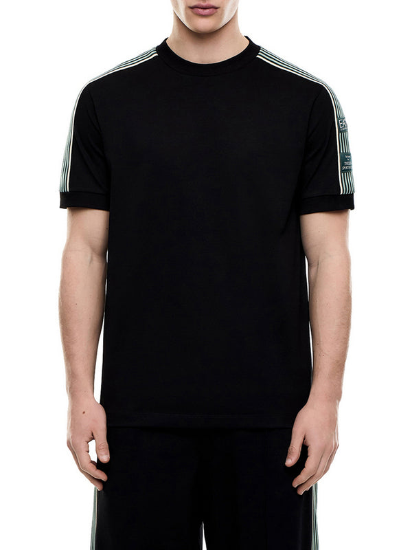 Ea7 T-Shirt Ea7 Logo Series In Cotone - Nero